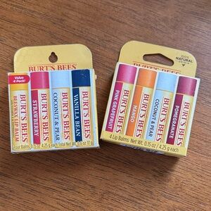 Burt's Bees Lip Balm Variety Pack - Red, Pink, Blue, Yellow